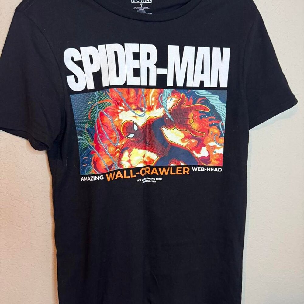 Marvel Men's Black T-shirt